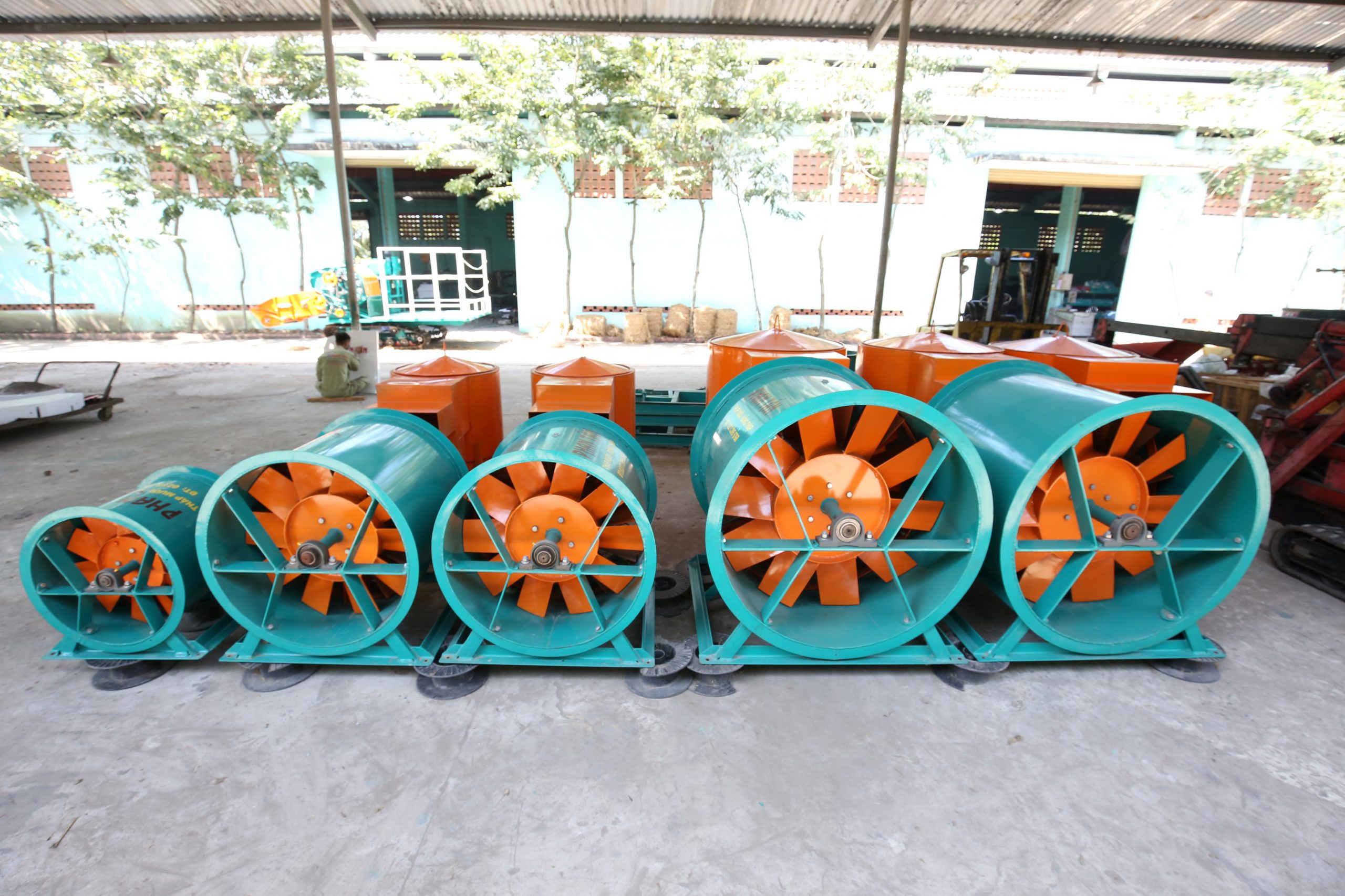 Quạt sấy nông sản Phan Tấn – cấu tạo & vận hành