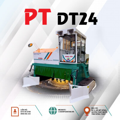 Máy đảo trộn luống phân hữu cơ